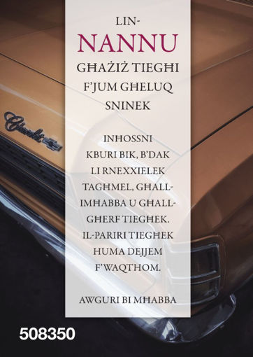 Picture of LIN-NANNU GHAZIZ TIEGHI FJUM GHELUQ SNINEK KARTOLINA